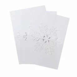 Cheap 🌟 Hobbycraft White Snowflake Pop-Out Card Inserts 5 Pack 🔔 -Hobbycraft Shop 658421 1001 4 Card Inserts 5pk snowflake