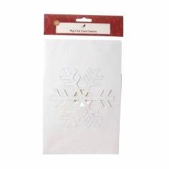Cheap 🌟 Hobbycraft White Snowflake Pop-Out Card Inserts 5 Pack 🔔 -Hobbycraft Shop 658421 1001 5 Card Inserts 5pk snowflake