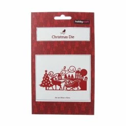 Best deal 👏 Hobbycraft Santa’s Sleigh 🎁 Christmas Die 16cm X 8cm ⌛