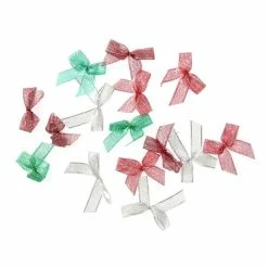 New π Hobbycraft Assorted Festive Mini Bows 15 Pack π