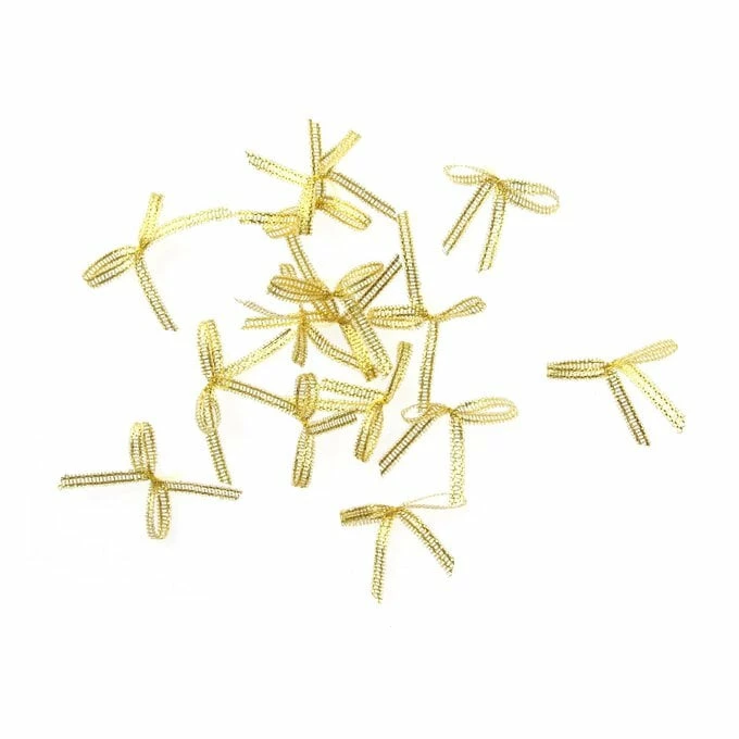 Best Sale π Hobbycraft Gold Mini Bows 15 Pack π 1 Best Sale π Hobbycraft Gold Mini Bows 15 Pack π