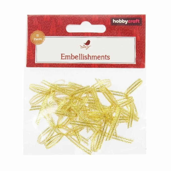 Best Sale π Hobbycraft Gold Mini Bows 15 Pack π 4 Best Sale π Hobbycraft Gold Mini Bows 15 Pack π - Image 4