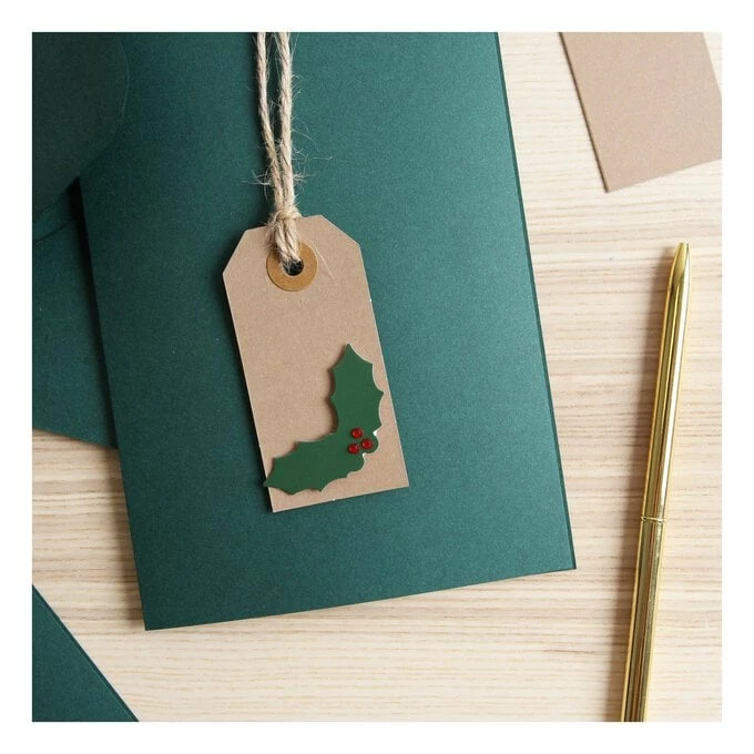 Hot Sale 👍 Hobbycraft Holly Toppers With Gems 5 Pack ⭐ 2 Hot Sale 👍 Hobbycraft Holly Toppers With Gems 5 Pack ⭐ - Image 2