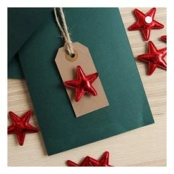 Alternative view of Buy 😉 Hobbycraft Red Puffy Star Toppers 7 Pack ⌛