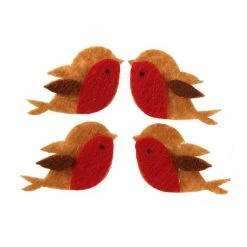 Deals 💯 Hobbycraft Robin Felt Toppers 4 Pack ❤️