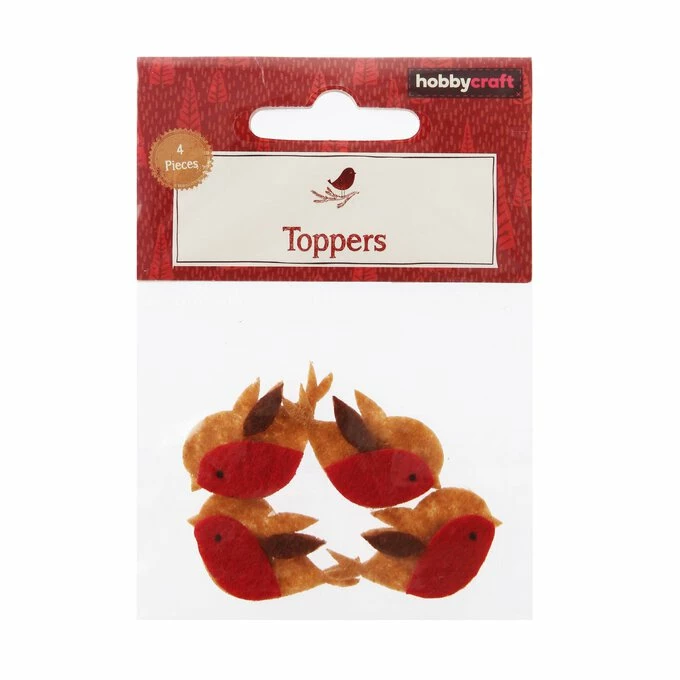 Deals π― Hobbycraft Robin Felt Toppers 4 Pack β€οΈ 4 Deals π― Hobbycraft Robin Felt Toppers 4 Pack β€οΈ - Image 4