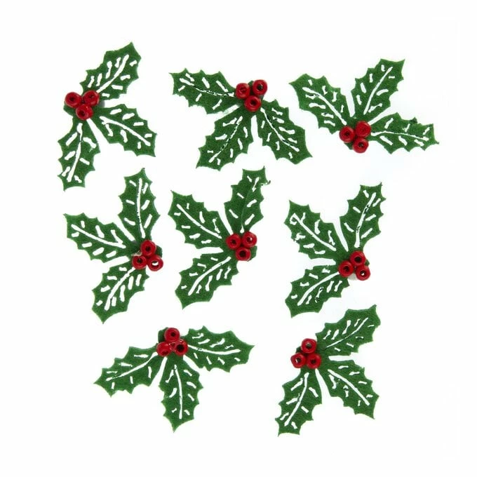 Flash Sale 𧨠Hobbycraft Holly And Berry Bead Felt Toppers 8 Pack π 1 Flash Sale 𧨠Hobbycraft Holly And Berry Bead Felt Toppers 8 Pack π