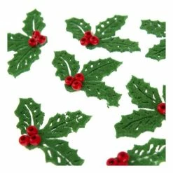 Hobbycraft Shop -Hobbycraft Shop 658436 1000 2 Felt Holly Toppers Christmas