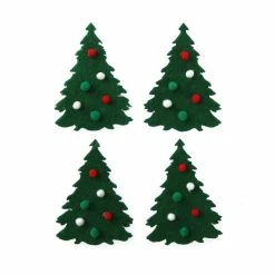 Top 10 ❤️ Hobbycraft Pom Pom Tree Felt Toppers 4 Pack 🔔