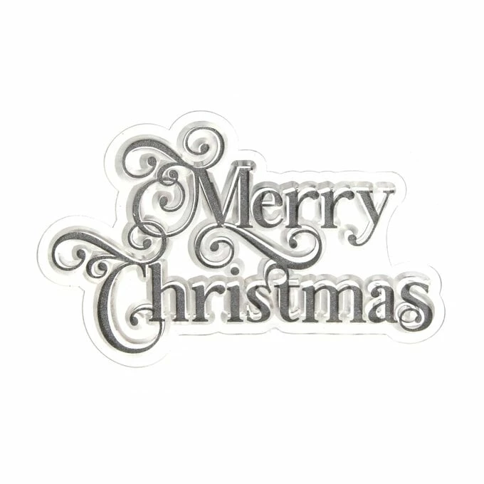 Best deal 😉 Hobbycraft Merry 🔔 Christmas Clear Stamp ❤️ 3 Best deal 😉 Hobbycraft Merry 🔔 Christmas Clear Stamp ❤️ - Image 3