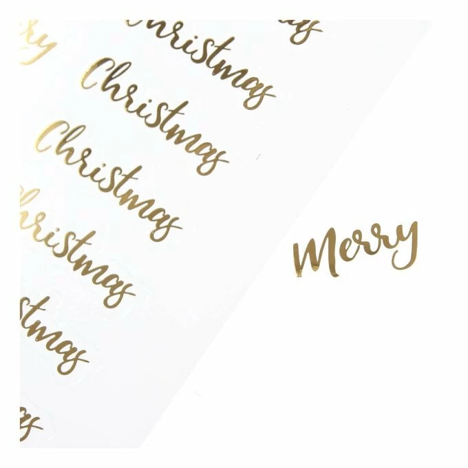 Best Sale π Hobbycraft Gold Merry π Christmas Clear Sentiment Stickers 28 Pack 𧨠3 Best Sale π Hobbycraft Gold Merry π Christmas Clear Sentiment Stickers 28 Pack 𧨠- Image 3