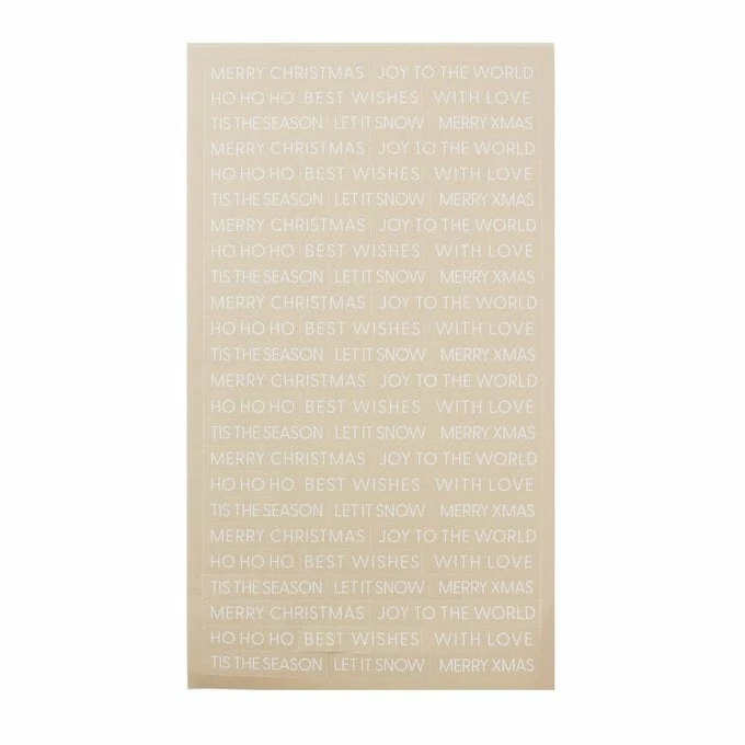 Cheapest 😉 Hobbycraft Cream 🔔 Christmas Sentiment Stickers 64 Pack 🛒 1 Cheapest 😉 Hobbycraft Cream 🔔 Christmas Sentiment Stickers 64 Pack 🛒
