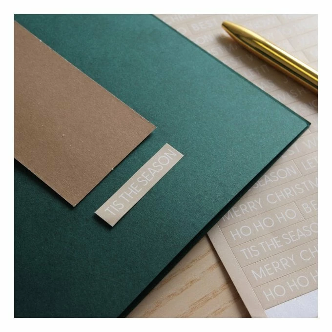 Cheapest 😉 Hobbycraft Cream 🔔 Christmas Sentiment Stickers 64 Pack 🛒 2 Cheapest 😉 Hobbycraft Cream 🔔 Christmas Sentiment Stickers 64 Pack 🛒 - Image 2