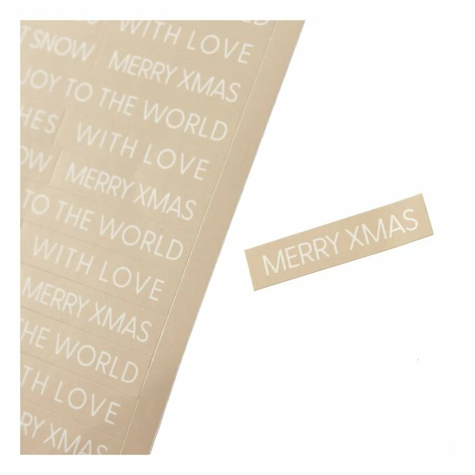 Cheapest 😉 Hobbycraft Cream 🔔 Christmas Sentiment Stickers 64 Pack 🛒 3 Cheapest 😉 Hobbycraft Cream 🔔 Christmas Sentiment Stickers 64 Pack 🛒 - Image 3