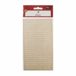 Cheapest 😉 Hobbycraft Cream 🔔 Christmas Sentiment Stickers 64 Pack 🛒 7 Cheapest 😉 Hobbycraft Cream 🔔 Christmas Sentiment Stickers 64 Pack 🛒 -Hobbycraft Shop 658471 1000 4 sentiment stickers natural