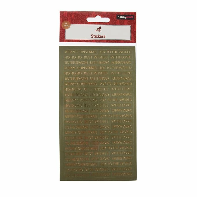 Brand new โ Hobbycraft Gold ๐
Christmas Sentiment Stickers 64 Pack โค๏ธ 4 Brand new โ Hobbycraft Gold ๐
Christmas Sentiment Stickers 64 Pack โค๏ธ - Image 4