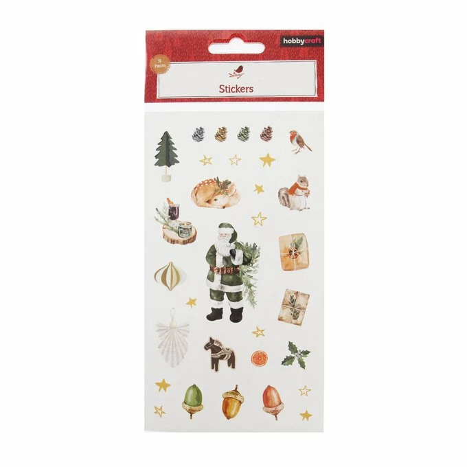 Discount β Hobbycraft Rustic π Christmas Paper Stickers 31 Pack π 4 Discount β Hobbycraft Rustic π Christmas Paper Stickers 31 Pack π - Image 4