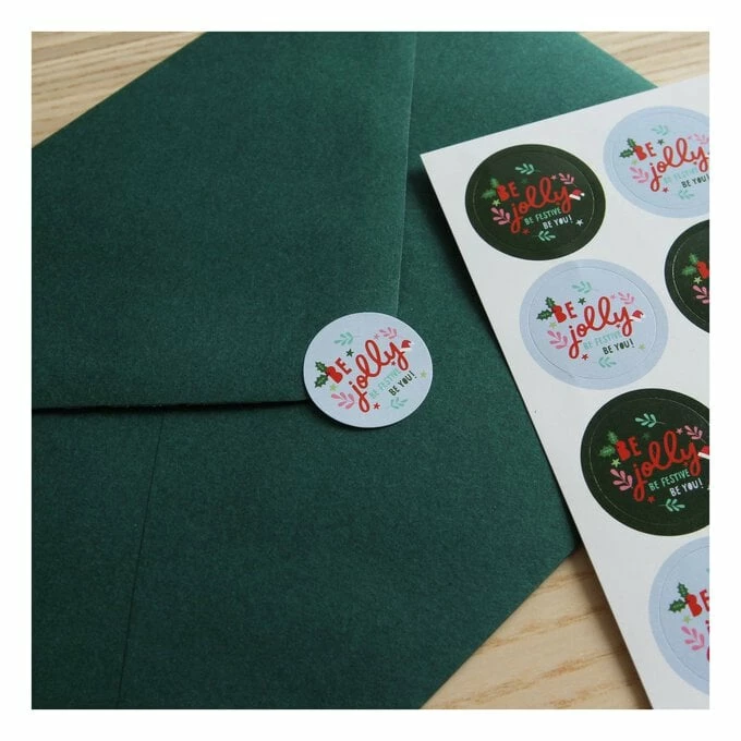 Cheap β€οΈ Hobbycraft Be Jolly Envelope Stickers 15 Pack π₯ 2 Cheap β€οΈ Hobbycraft Be Jolly Envelope Stickers 15 Pack π₯ - Image 2