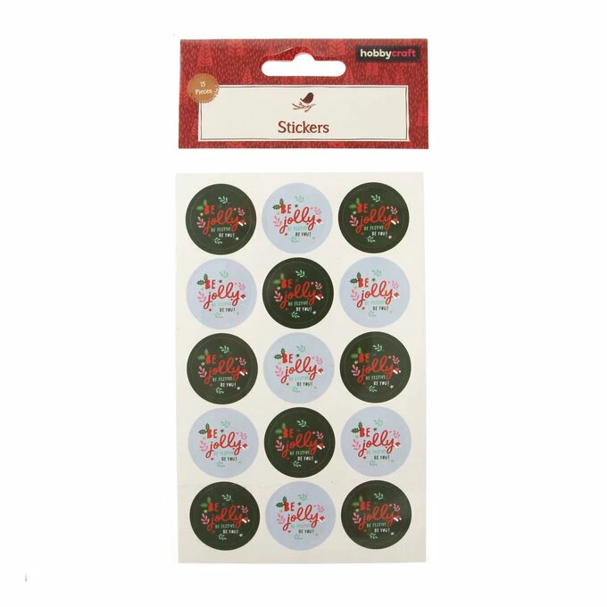 Cheap β€οΈ Hobbycraft Be Jolly Envelope Stickers 15 Pack π₯ 4 Cheap β€οΈ Hobbycraft Be Jolly Envelope Stickers 15 Pack π₯ - Image 4