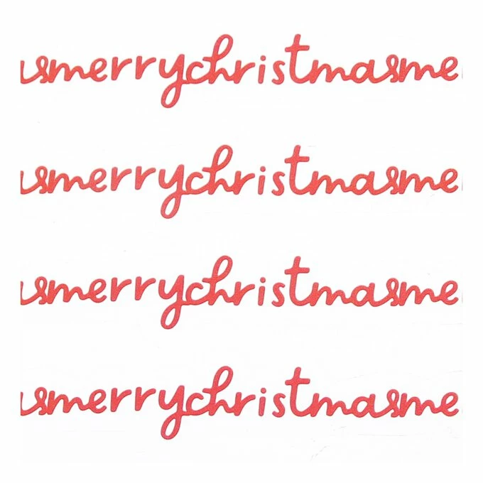 Outlet ๐งจ Hobbycraft Merry โ Christmas Clear Border Stickers 4 Pack โค๏ธ 3 Outlet ๐งจ Hobbycraft Merry โ Christmas Clear Border Stickers 4 Pack โค๏ธ - Image 3