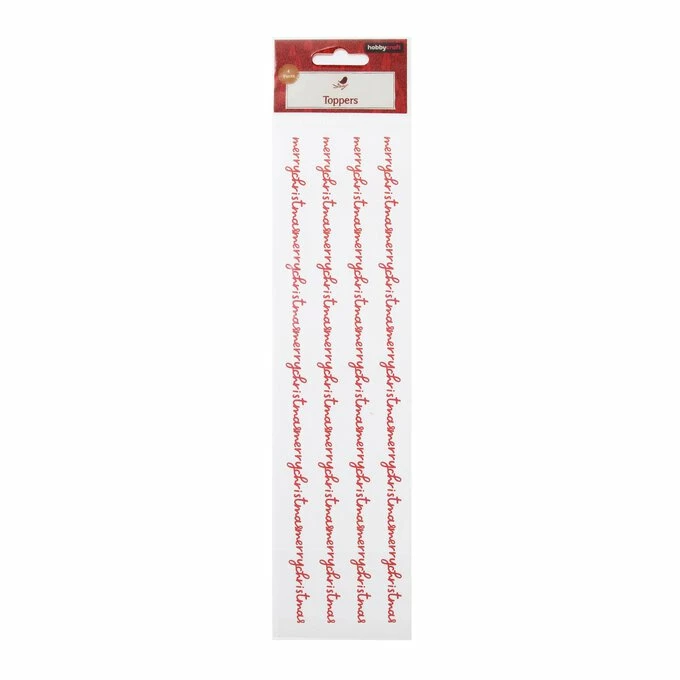 Outlet ๐งจ Hobbycraft Merry โ Christmas Clear Border Stickers 4 Pack โค๏ธ 4 Outlet ๐งจ Hobbycraft Merry โ Christmas Clear Border Stickers 4 Pack โค๏ธ - Image 4