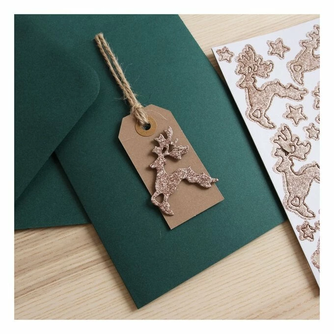 Best Pirce π Hobbycraft Stag And Star Chipboard Stickers 18 Pieces 𧨠2 Best Pirce π Hobbycraft Stag And Star Chipboard Stickers 18 Pieces 𧨠- Image 2