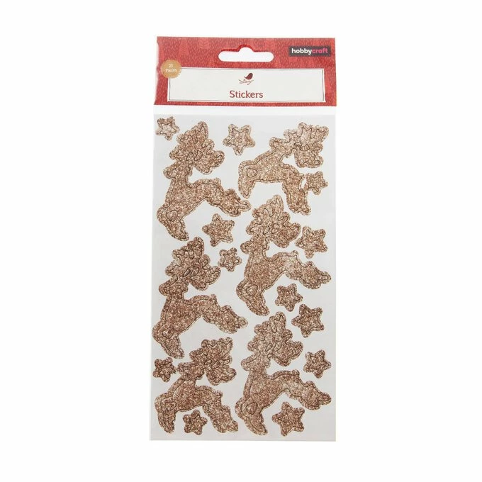 Best Pirce π Hobbycraft Stag And Star Chipboard Stickers 18 Pieces 𧨠4 Best Pirce π Hobbycraft Stag And Star Chipboard Stickers 18 Pieces 𧨠- Image 4