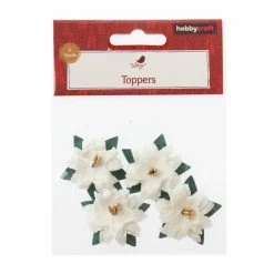 Best deal π Hobbycraft White Poinsettia Paper Toppers 4 Pack π 7 Best deal π Hobbycraft White Poinsettia Paper Toppers 4 Pack π -Hobbycraft Shop 658495 1000 4 White Poinsettia 4pack