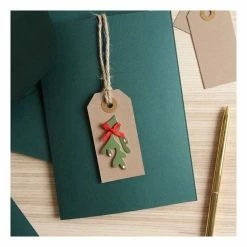 Alternative view of Best reviews of 🛒 Hobbycraft Mistletoe Ribbon Card Toppers 5 Pack 🎁
