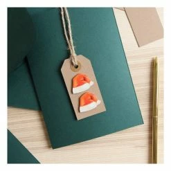 Alternative view of Promo 😀 Hobbycraft Santa Hat Card Toppers 8 Pack 🧨