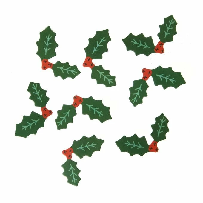 Wholesale ๐งจ Hobbycraft Holly And Berry Card Toppers 8 Pack ๐ 1 Wholesale ๐งจ Hobbycraft Holly And Berry Card Toppers 8 Pack ๐