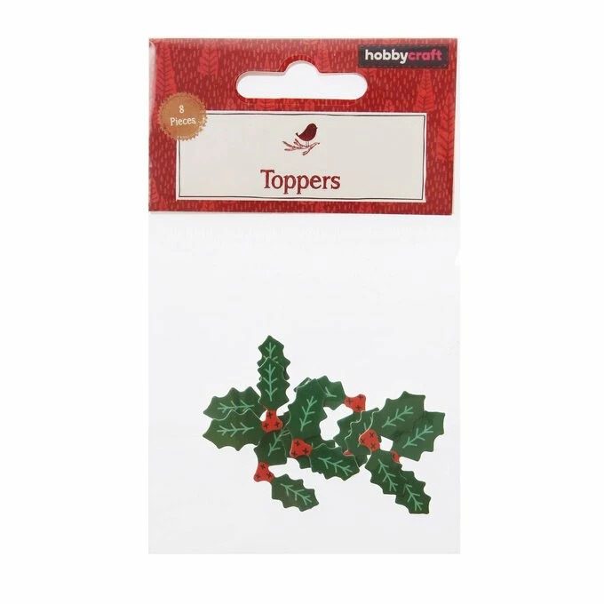 Wholesale ๐งจ Hobbycraft Holly And Berry Card Toppers 8 Pack ๐ 4 Wholesale ๐งจ Hobbycraft Holly And Berry Card Toppers 8 Pack ๐ - Image 4