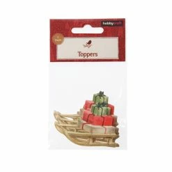 Outlet 🌟 Hobbycraft Present Sledge Card Toppers 5 Pack ⌛ -Hobbycraft Shop 658506 1000 4 Present Sledge Card Topper 5pack