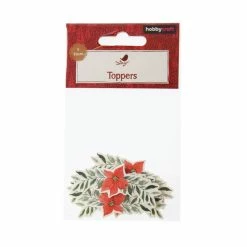 Cheap ๐ Hobbycraft Poinsettia Garland Card Toppers 5 Pack ๐ 7 Cheap ๐ Hobbycraft Poinsettia Garland Card Toppers 5 Pack ๐ -Hobbycraft Shop 658509 1000 4 Poinsettia garland card toppers 5pack
