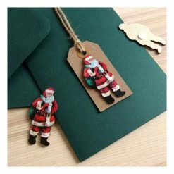 Alternative view of Best reviews of 😍 Hobbycraft Santa Wooden Toppers 3 Pack 🔥