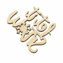 Best deal 👍 Hobbycraft Let It Snow Wooden Toppers 4 Pack 🎁 -Hobbycraft Shop 658516 1000 3 Wooden Toppers Let it Snow