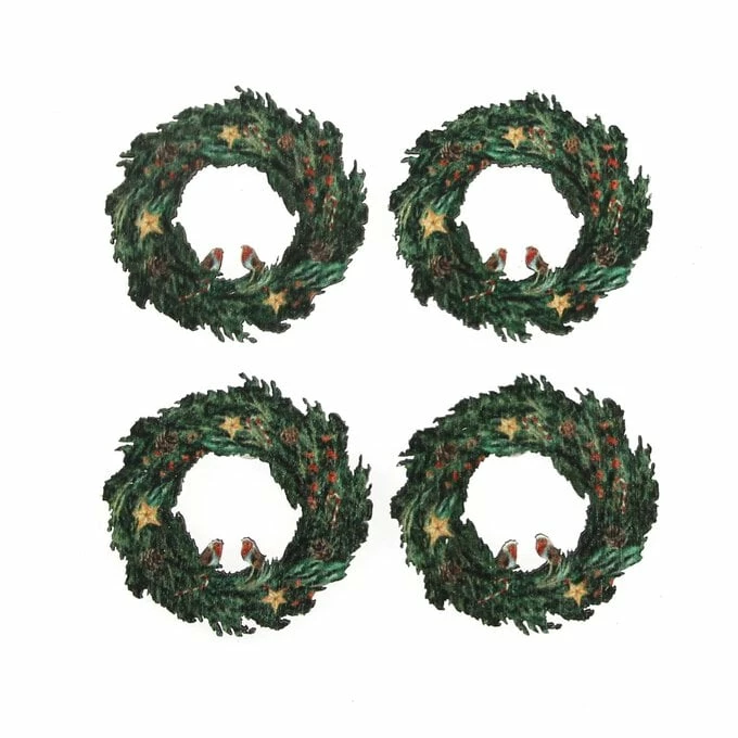 Coupon ✔️ Hobbycraft Wreath Wooden Toppers 4 Pack 👏 1 Coupon ✔️ Hobbycraft Wreath Wooden Toppers 4 Pack 👏