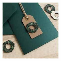 Alternative view of Coupon ✔️ Hobbycraft Wreath Wooden Toppers 4 Pack 👏
