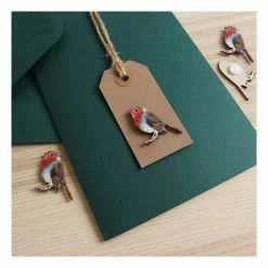 Hobbycraft Shop -Hobbycraft Shop 658519 1000 2 Wooden Toppers Robin 4pack