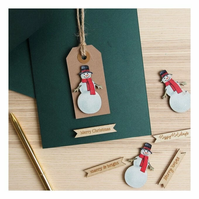 Hot Sale ๐ Hobbycraft Snowman Wooden Toppers 3 Pack ๐ 2 Hot Sale ๐ Hobbycraft Snowman Wooden Toppers 3 Pack ๐ - Image 2