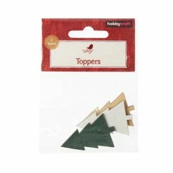 Best Pirce 💯 Hobbycraft 🎅 Christmas Tree Wooden Toppers 3 Pack ⭐ -Hobbycraft Shop 658529 1000 5 Wooden Topper 3Pack