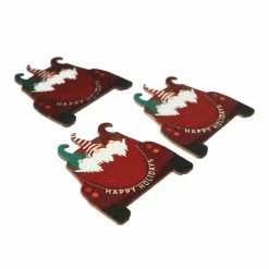 Hot Sale 👍 Hobbycraft Three 🎅 Christmas Gnomes In A Car Wooden Toppers 3 Pack ⌛ -Hobbycraft Shop 658530 1000 3 Wooden Toppers Gonks in car 3pack