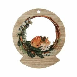 Cheap ๐งจ Hobbycraft Deer Snow Globe Wooden Topper 8cm ๐