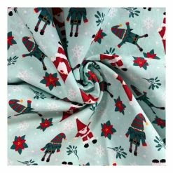 Brand new โค๏ธ Craft Cotton Company Santa And Elf Cotton Fabricย Pack 112cm X 2m ๐งจ