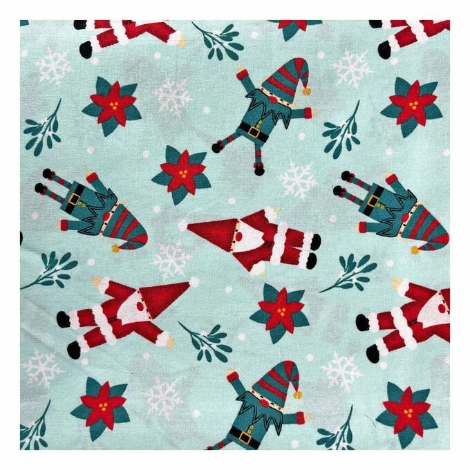 Brand new ❤️ Craft Cotton Company Santa And Elf Cotton Fabric Pack 112cm X 2m 🧨 2 Brand new ❤️ Craft Cotton Company Santa And Elf Cotton Fabric Pack 112cm X 2m 🧨 - Image 2