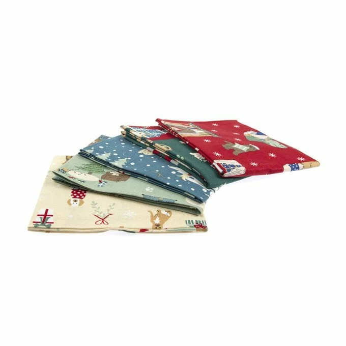 Outlet π Craft Cotton Company Freddie And Friends β Christmas Cotton Fat Quarters 5 Pack π― 2 Outlet π Craft Cotton Company Freddie And Friends β Christmas Cotton Fat Quarters 5 Pack π― - Image 2