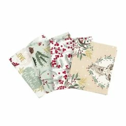 Deals π Craft Cotton Company β Christmas Stag Cotton Fat Quarters 4 Pack π