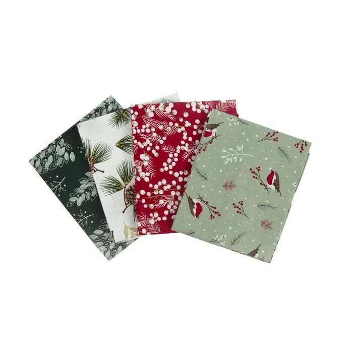Best Pirce π Craft Cotton Company π Christmas Robin Cotton Fat Quarters 4 Pack β 1 Best Pirce π Craft Cotton Company π Christmas Robin Cotton Fat Quarters 4 Pack β