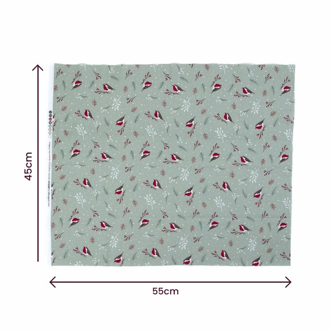 Best Pirce π Craft Cotton Company π Christmas Robin Cotton Fat Quarters 4 Pack β 3 Best Pirce π Craft Cotton Company π Christmas Robin Cotton Fat Quarters 4 Pack β - Image 3