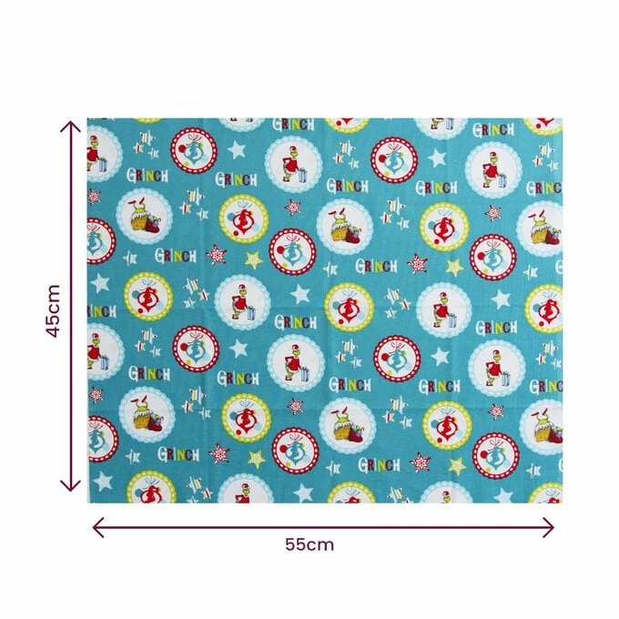 Wholesale π Craft Cotton Company The Grinch Cotton Fat Quarters 4 Pack 𧨠3 Wholesale π Craft Cotton Company The Grinch Cotton Fat Quarters 4 Pack 𧨠- Image 3